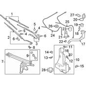 Audi Windshield Washer Hose - Genuine Audi 4KL955933
