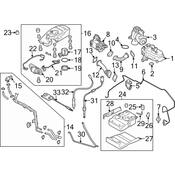 Audi Diesel Exhaust Fluid (DEF) Storage Tank - Genuine Audi 4L0131907D