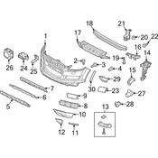 Audi Brake Air Duct - Genuine Audi 4L0807152C01C