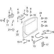 Audi Exterior Door Handle Cover - Genuine Audi 4L0837239