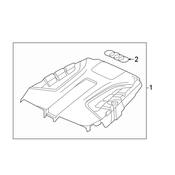 Audi Engine Cover - Genuine Audi 4M0133849A
