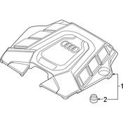 Audi Engine Cover - Genuine Audi 4M0133849T