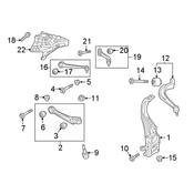Audi Suspension Control Arm Bushing - Genuine Audi 4M0407182B