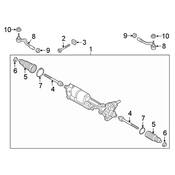 Audi Tie Rod Boot - Genuine Audi 4M0423831B