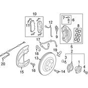 Audi Brake Hose - Genuine Audi 4M0611707E
