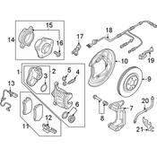 Audi Disc Brake Caliper Seal Kit - Genuine Audi 4M0698671B
