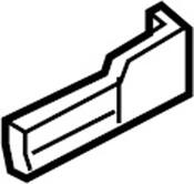 Audi Door Interior Trim Panel Seal - Genuine Audi 4M0867369