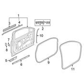 Audi Door Seal - Genuine Audi 4M0831721D