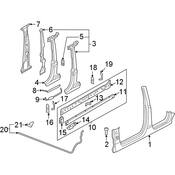 Audi Door Seal - Genuine Audi 4M0839120D