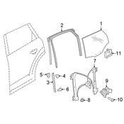 Audi Window Regulator - Genuine Audi 4M0839461A