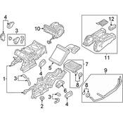 Audi HVAC Heater Hose Outlet Tube - Genuine Audi 4M0898037D