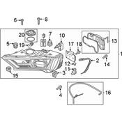 Audi Headlight Assembly - Genuine Audi 4M0941011B