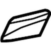 Audi Tow Eye Cap - Genuine Audi 80A807753GGRU