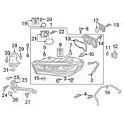 Audi Headlight Assembly - Genuine Audi 4M0941774E