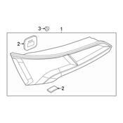 Audi Tail Light Assembly - Genuine Audi 80A945094A