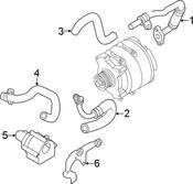 Audi Engine Coolant Pipe - Genuine Audi 4M8121662