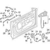 Audi Door Latch Gasket - Genuine Audi 4M8837087