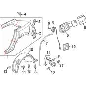 Audi Mud Flap - Genuine Audi 4M8854816A