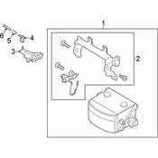 Audi Headlight Washer Nozzle - Genuine Audi 4M8955185A