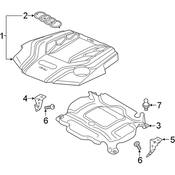 Audi Engine Cover Stud - Genuine Audi 4N0103164