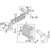 Audi Intercooler - Genuine Audi 4N0145805P