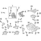 Audi Auto Trans Mount Bracket - Genuine Audi 4N0399118B