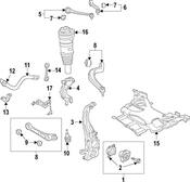 Audi Suspension Control Arm - Genuine Audi 4N0407510