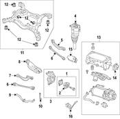Audi Suspension Control Arm - Genuine Audi 4N0505324D