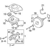 Audi Brake Master Cylinder - Genuine Audi 4N0611021DREP