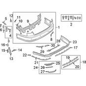 Audi Tow Eye Cap - Genuine Audi 4N0807441GRU