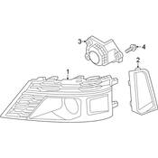 Audi Grille - Genuine Audi 4N0807680G3FZ