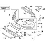 Audi Grille - Genuine Audi 4N0807697C3FZ