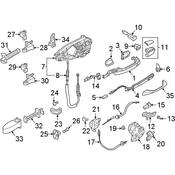 Audi Exterior Door Handle - Genuine Audi 4N0837208AGRU