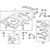 Audi Interior Grab Bar - Genuine Audi 4N0857607EP5