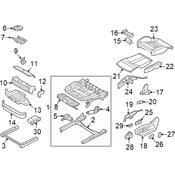 Audi Power Seat Switch - Genuine Audi 4N0959747D