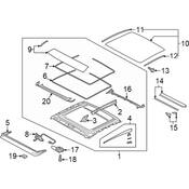 Audi Sunroof Seal - Genuine Audi 4N4877297