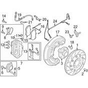 Audi Disc Brake Rotor - Genuine Audi 4S0615301A