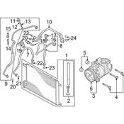 Audi A/C Condenser - Genuine Audi 5Q0816411AS