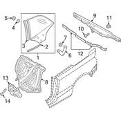 Audi Power Window Motor - Genuine Audi 5Q0959407FA01