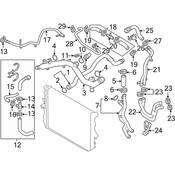 Audi Engine Coolant Hose - Genuine Audi 7L8122073E
