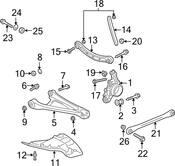 Audi Suspension Knuckle - Genuine Audi 7L8505436A