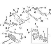 Audi Suspension Knuckle - Genuine Audi 80A505432G