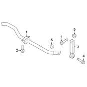 Audi Sway Bar Assembly - Genuine Audi 80A511305AB