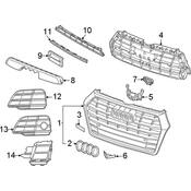Audi Grille - Genuine Audi 80A807647B9B9