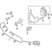 Audi Ambient Air Temperature Sensor Bracket - Genuine Audi 80A820536B