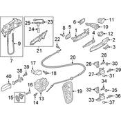 Audi Exterior Door Handle - Genuine Audi 80A837205A