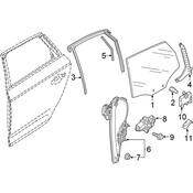 Audi Window Regulator Guide - Genuine Audi 80A839068