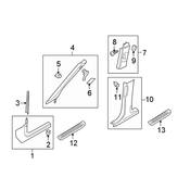 Audi Door Sill Plate - Genuine Audi 80A8533769B9