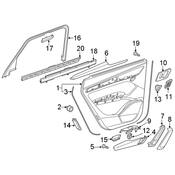 Audi Window Shade - Genuine Audi 80A861333AQBC