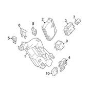 Audi Fuse and Relay Center - Genuine Audi 80A971845